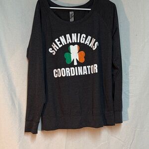 Shenanigans Coordinator Women's Black Jersey Top